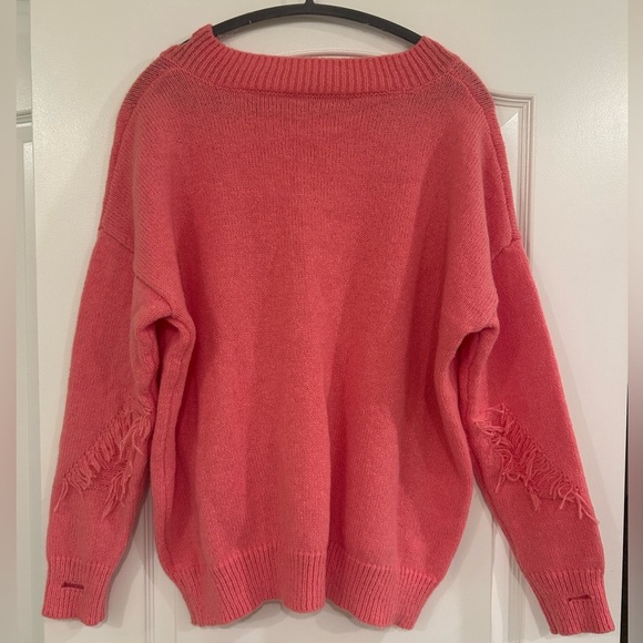 NWT Boutique Brand Chunky Oversized Distressed Sweater - Picture 6 of 9